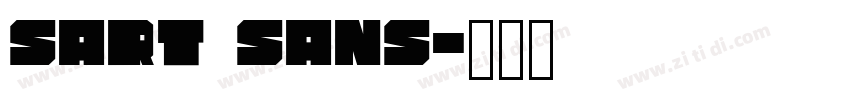 Sart Sans字体转换